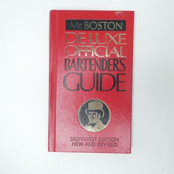 Unbranded Other - 1981 Mr Boston‎ Deluxe Official Bartenders Guide Red 61st Edition Hardcover